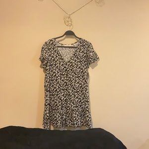 Woman’s floral dress